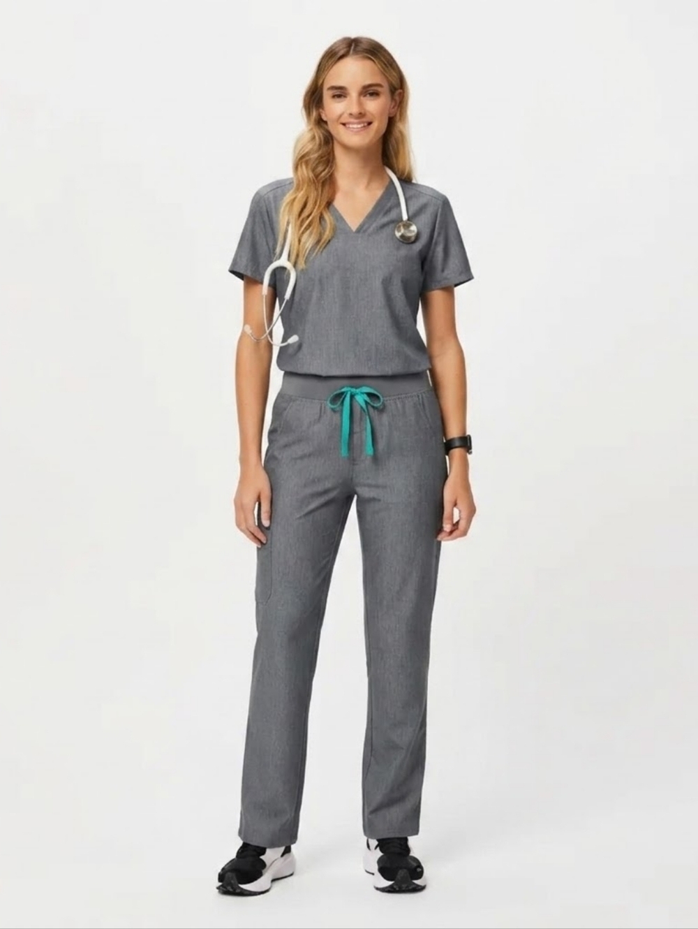 Figs Set  : Casma Three-Pocket Top M & straight leg Pants S